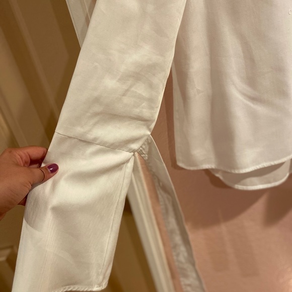 BCBGMaxazria Bell Sleeve Button Up - Picture 5 of 6